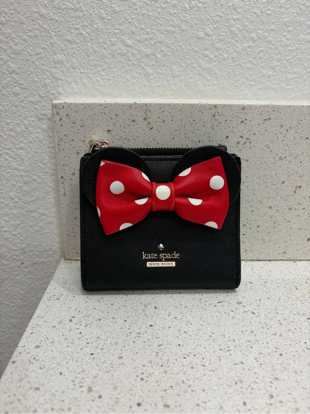Kate Spade Disney Limited Edition Minnie Mouse Adalyn Leather Wallet